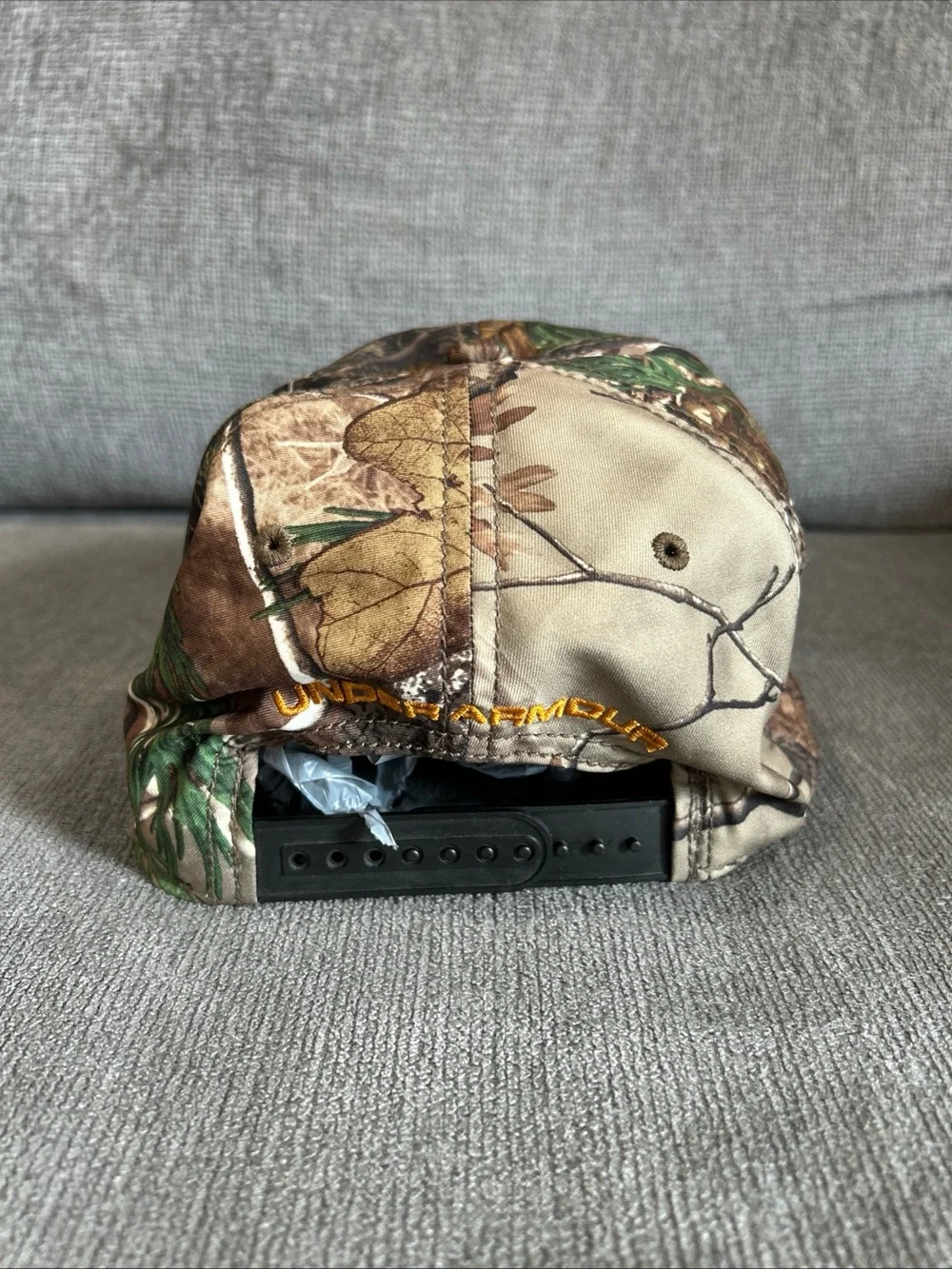 Under Armour Real Tree Baseball Cap Hat Camouflage Mens Adjustable SnapBack